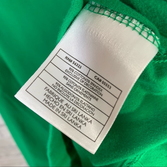 NIKE WOMEN'S WORKOUT TANK APPLE GREEN VNECK EMBROIDERED LOGO SIZE MEDIUM - Picture 7 of 7